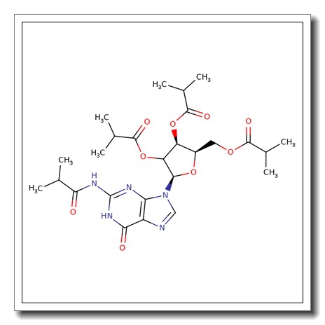 2-Isobutyramido guanosine 2′,3′,5′-tris(isobutanoate)