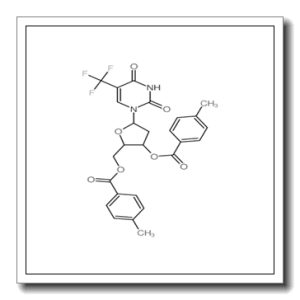 5-(2,4-dioxo-5-(trifluoromethyl)-3,4-dihydropyrimidin-1(2H)-yl)-2-(((4-methylbenzoyl)oxy)methyl)tetrahydrofuran-3-yl 4-methylbenzoate