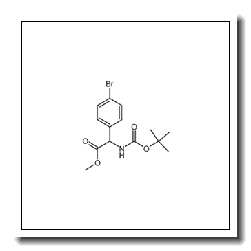 (4-溴苯基)-叔丁氧羰基氨基乙酸甲酯