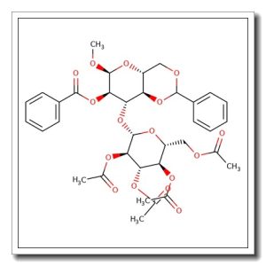 Methyl 3-O-(2,3,4,6-tetra-O-acetyl-b-D-glucopyranosyl)-4,6-O-benzylidene-2-O-benzoyl-a-D-glucopyranoside