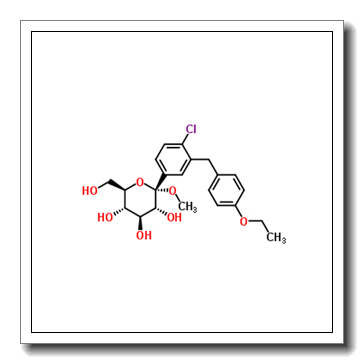 α-​D-​Glucopyranoside, methyl 1-​C-​[4-​chloro-​3-​[(4-​ethoxyphenyl)​methyl]​phenyl]​ CAS 714269-57-5
