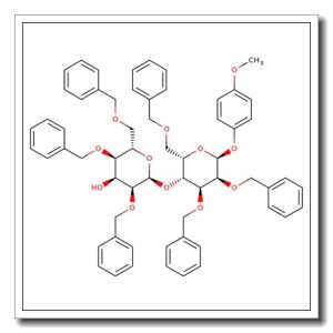4-Methoxyphenyl 4-O-(2,4,6-tri-O-benzyl-b-D-galactopyranosyl)-2,3,6-tri-O-benzyl-b-D-glucopyranoside