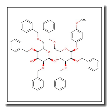 4-Methoxyphenyl 4-O-(2,4,6-tri-O-benzyl-b-D-galactopyranosyl)-2,3,6-tri-O-benzyl-b-D-glucopyranoside CAS 717132-49-5