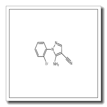 5-amino-1-(2-bromophenyl)pyrazole-4-carbonitrile CAS 71856-54-7