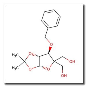 4-(Hydroxymethyl)-1,2-O-isopropylidene-3-O-benzyl-beta-L-threo-pentofuranose