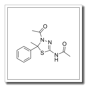 N-(4-Acetyl-5-methyl-5-phenyl-4,5-dihydro-1,3,4-thiadiazol-2-yl)acetamide CAS 72926-24-0