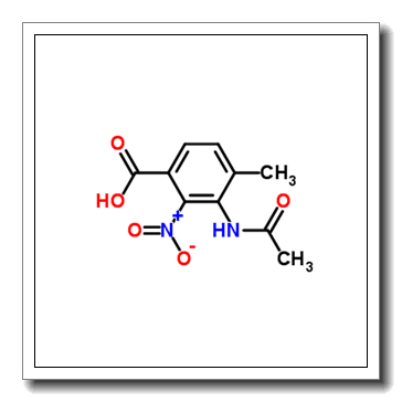 3-Acetamido-4-methyl-2-nitrobenzoic acid CAS 7356-52-7