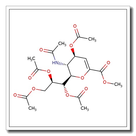 Methyl 5-acetamido-4,7,8,9-tetra-O-acetyl-2,6-anhydro-3,5-dideoxy-D-glycero-D-galacto-non-2-enonate CAS 73960-72-2