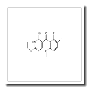 [4-Amino-2-(ethylsulfanyl)-5-pyrimidinyl](2,3-difluoro-6-methoxyp henyl)methanone CAS 741713-37-1