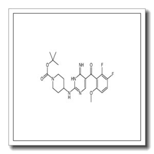 2-Methyl-2-propanyl 4-{[4-amino-5-(2,3-difluoro-6-methoxybenzoyl) -2-pyrimidinyl]amino}-1-piperidinecarboxylate