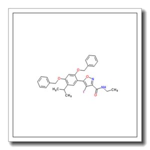 5-[2,4-Bis(benzyloxy)-5-isopropylphenyl]-N-ethyl-4-iodo-1,2-oxazo le-3-carboxamide