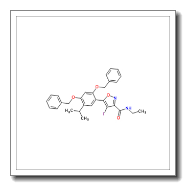 5-[2,4-Bis(benzyloxy)-5-isopropylphenyl]-N-ethyl-4-iodo-1,2-oxazo le-3-carboxamide CAS 747414-22-8