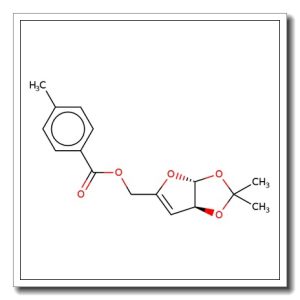 3-Deoxy-1,2-O-isopropylidene-5-p-toluoyl-a-D-glycero-pent-3-enofuranose
