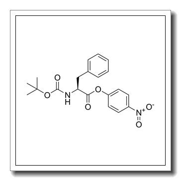 (4-nitrophenyl) (2S)-2-[(2-methylpropan-2-yl)oxycarbonylamino]-3-phenylpropanoate CAS 7535-56-0
