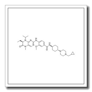 N-[反式-4-[4-(环丙基甲基)-1-哌嗪基]环己基]-4-[[(7R)-7-乙基-5,6,7,8-四氢-5-甲基-8-异丙基-6-氧代-2-蝶啶基]氨基]-3-甲氧基苯甲酰胺