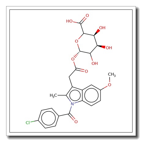 Indomethacin acyl-b-D-glucuronide