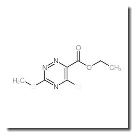 ethyl 5-chloro-3-methylsulfanyl-1,2,4-triazine-6-carboxylate CAS 75824-03-2 