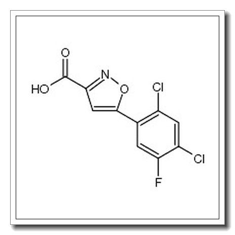 3-​Isoxazolecarboxylic acid, 5-​(2,​4-​dichloro-​5-​fluorophenyl)​ CAS 763109-73-5 