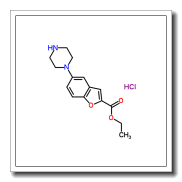 Ethyl 5-(piperazin-1-yl)benzofuran-2-carboxylate hydrochloride CAS 765935-67-9