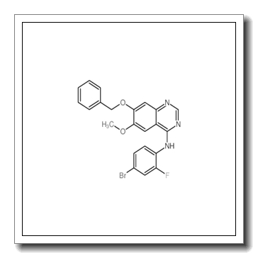 N-(4-bromo-2-fluorophenyl)-6-methoxy-7-phenylmethoxyquinazolin-4-amine CAS 768350-54-5