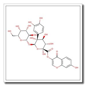 2-(3,4-Dihydroxyphenyl)-5,7-dihydroxy-4-oxo-4H-1-benzopyran-3-yl O-b-D-galactopyranosyl-b-D-glucopyranosiduronic acid