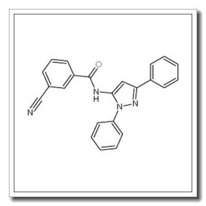 3-氰基-N-(1,3-二苯基吡唑-5-基)苯甲酰胺
