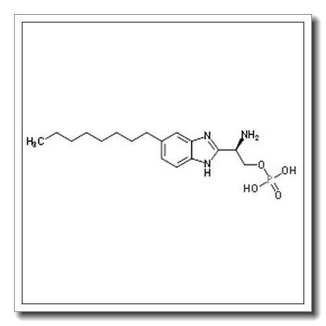 (2R)-2-Amino-2-(5-octyl-1H-benzimidazol-2-yl)ethyl dihydrogen phosphate CAS 787582-98-3 