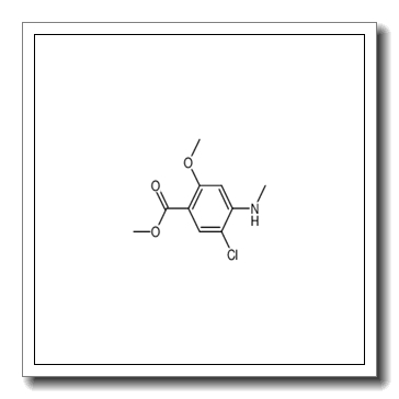5-chloro-2-methoxy-4-(methylamino)benzoic acid methyl ester