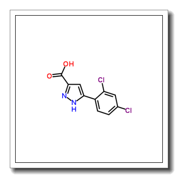 5-(2,4-Dichlorophenyl)-1H-pyrazole-3-carboxylic acid CAS 78874-27-8
