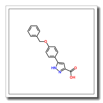 5-(4-苄氧基苯基)-1H-吡唑-3-羧酸