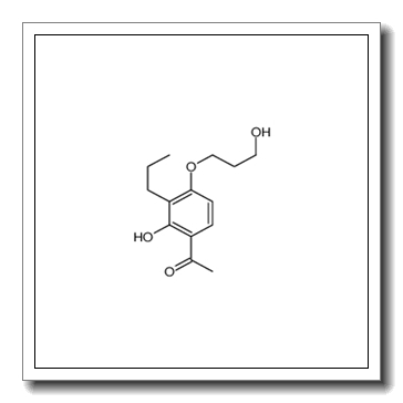 1-[2-hydroxy-4-(3-hydroxypropoxy)-3-propylphenyl]ethanone