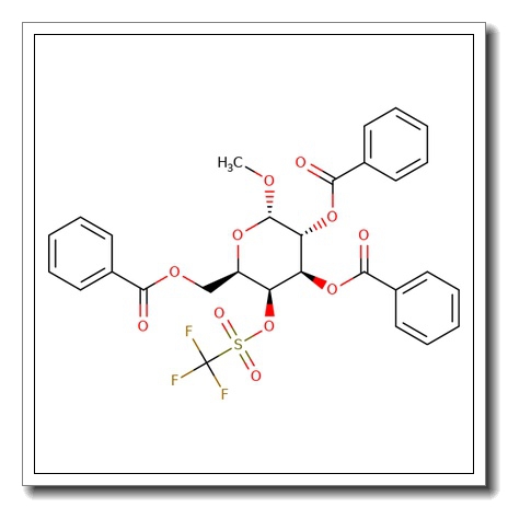 Methyl 2,3,6-tri-O-benzoyl-4-O-trifluoromethanesulfonyl-a-D-galactopyranoside CAS 79580-70-4