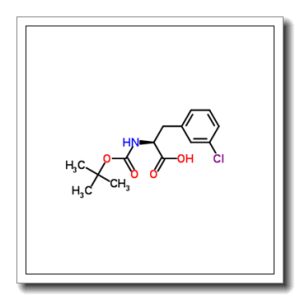 N-叔丁氧羰基-D-3-氯苯丙氨酸