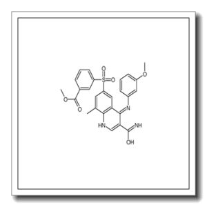 Methyl 3-({3-carbamoyl-4-[(3-methoxyphenyl)amino]-8-methyl-6-quin olinyl}sulfonyl)benzoate