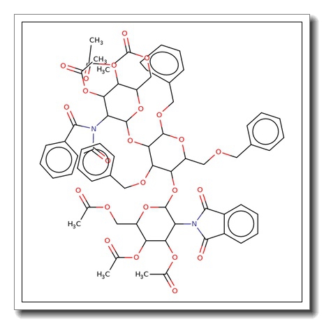 4,6-Di-O-(3,4,6-tri-O-acetyl-2-deoxy-2-phthalimido b-D-glucopyranosyl)-1,3-6-tri-O-benzyl-a-D-mannopyranoside CAS 80859-28-5