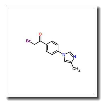 2-Bromo-1-(4-(4-methyl-1H-imidazol-1-yl)phenyl)ethanone CAS 810662-38-5