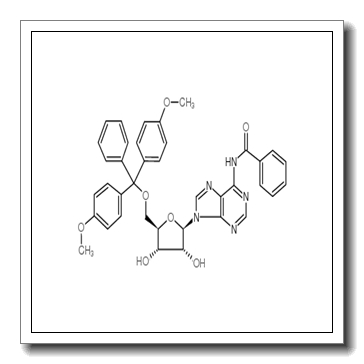N-[9-[5-[[bis(4-methoxyphenyl)-phenylmethoxy]methyl]-3,4-dihydroxyoxolan-2-yl]purin-6-yl]benzamide CAS 81246-82-4