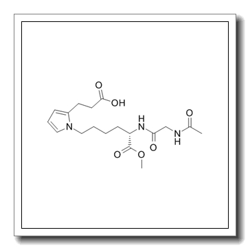 2-(2-acetylamino-acetylamino)-6-[2-(2-carboxy-ethyl)-pyrrol-1-yl]-hexanoic acid methyl ester CAS 816432-15-2