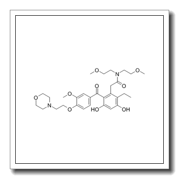 2-乙基-3,5-二羟基-N,N-双(2-甲氧基乙基)-6-[3-甲氧基-4-[2-(4-吗啉基)乙氧基]苯甲酰基]苯乙酰胺