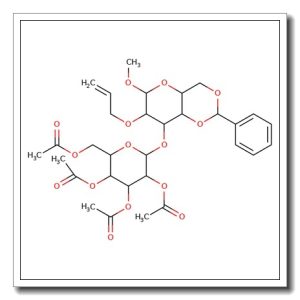 Methyl 2-O-allyl-4,6-O-benzylidene-3-O-(2′,3′,4′,6′-tetra-O-acetyl-a-D-mannopyranosyl)-a-D-mannopyranoside