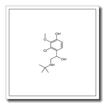 4-[2-(tert-butylamino)-1-hydroxy-ethyl]-3-chloro-2-methoxy-phenol