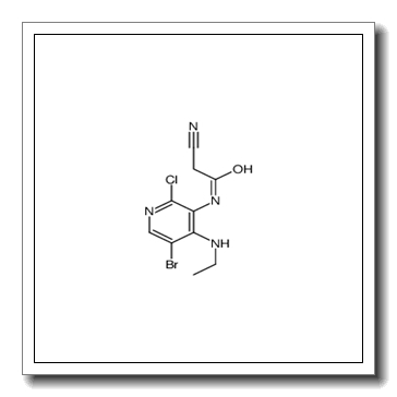 N-[5-Bromo-2-chloro-4-(ethylamino)-3-pyridinyl]-2-cyanoacetamide CAS 842144-04-1