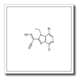 (2E)-(7-Bromo-4-chloro-1-ethyl-1H-imidazo[4,5-c]pyridin-2-yl)(hyd roxyimino)acetonitrile