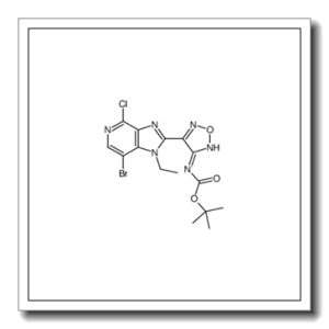 4-(7-溴-4-氯-1-乙基-1H-咪唑并[4,5-c]吡啶-2-基)-1,2,5-噁二唑-3-基氨基甲酸叔丁酯