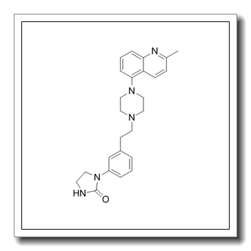 1-[3-[2-[4-(2-methylquinolin-5-yl)piperazin-1-yl]ethyl]phenyl]imidazolidin-2-one CAS 844903-58-8