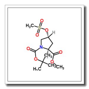 (2S,4R)-BOC-Γ-甲磺酰基氧甲基脯氨酸甲酯