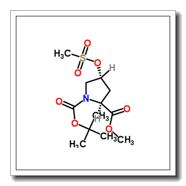 (2S,4R)-BOC-Γ-甲磺酰基氧甲基脯氨酸甲酯