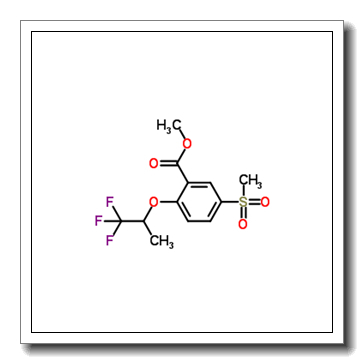Methyl 5-(methylsulfonyl)-2-[(1,1,1-trifluoro-2-propanyl)oxy]benzoate