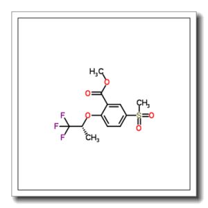 Methyl 5-(methylsulfonyl)-2-{[(2R)-1,1,1-trifluoro-2-propanyl]oxy}benzoate