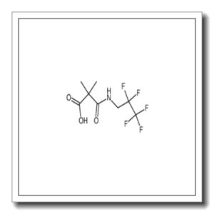 2,2-dimethyl-N-(2,2,3,3,3-pentafluoro-propyl)-malonamic acid